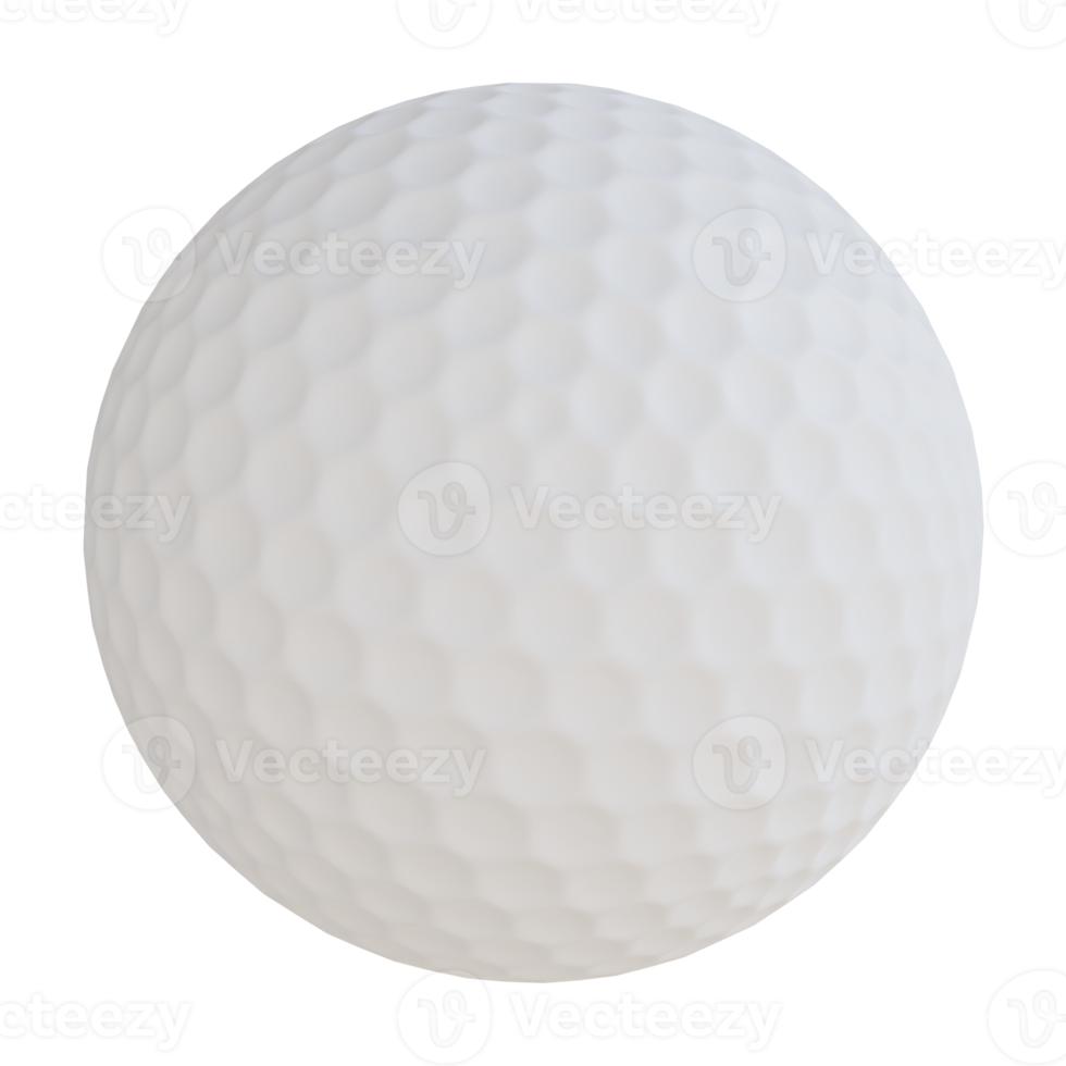 Golf Ball 3D Render Icon png