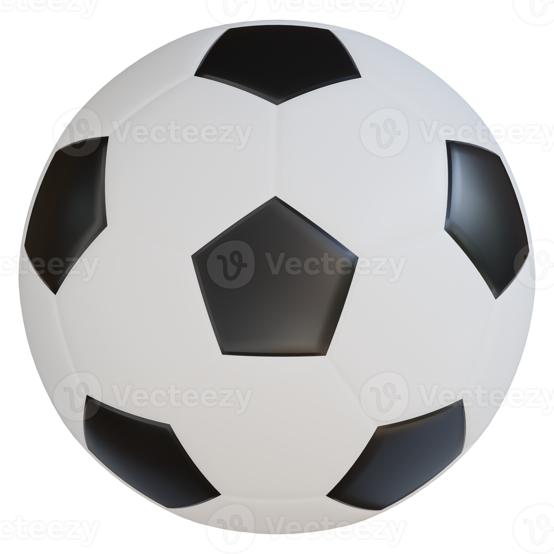 Soccer Ball 3D Render Icon 14919590 PNG