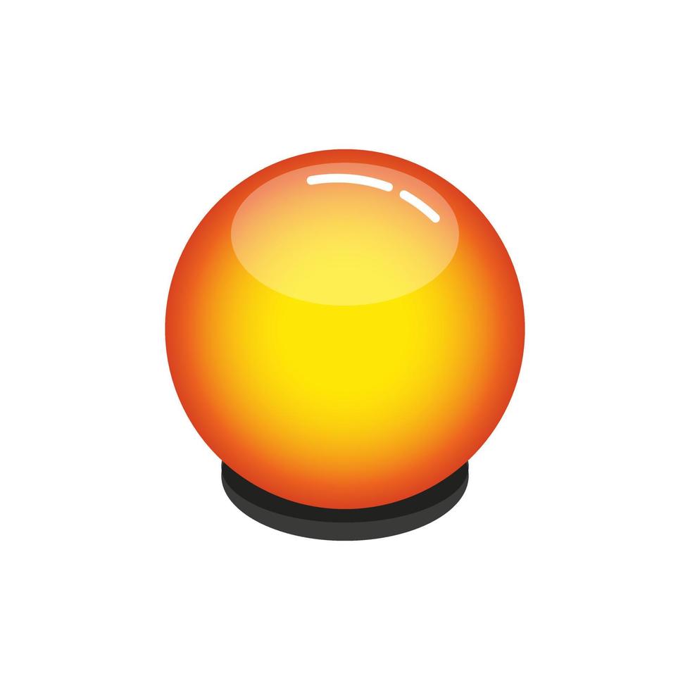 magic ball icon vector
