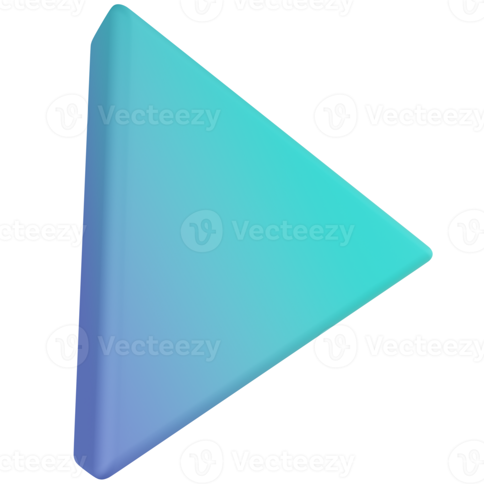 Prisma dreieckiges 3D-Rendersymbol png