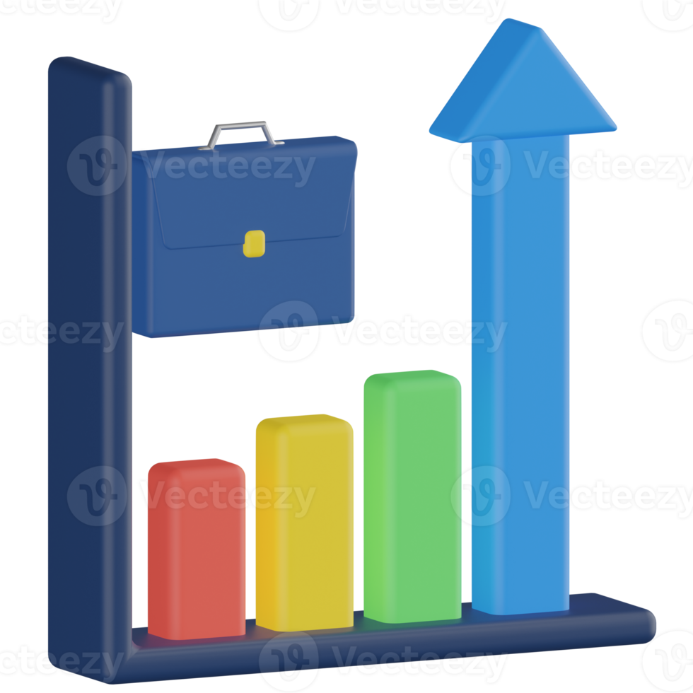 Career Promotion 3D Render Icon png