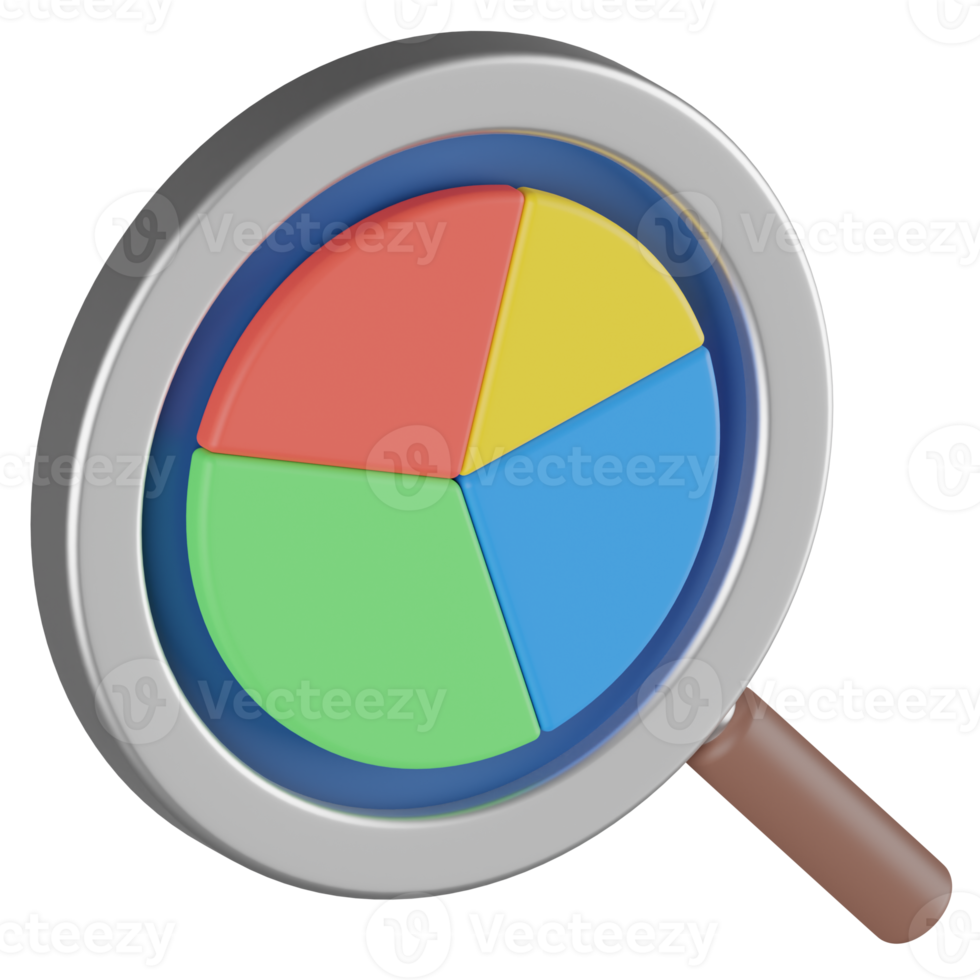 icono de procesamiento 3d de análisis de búsqueda png