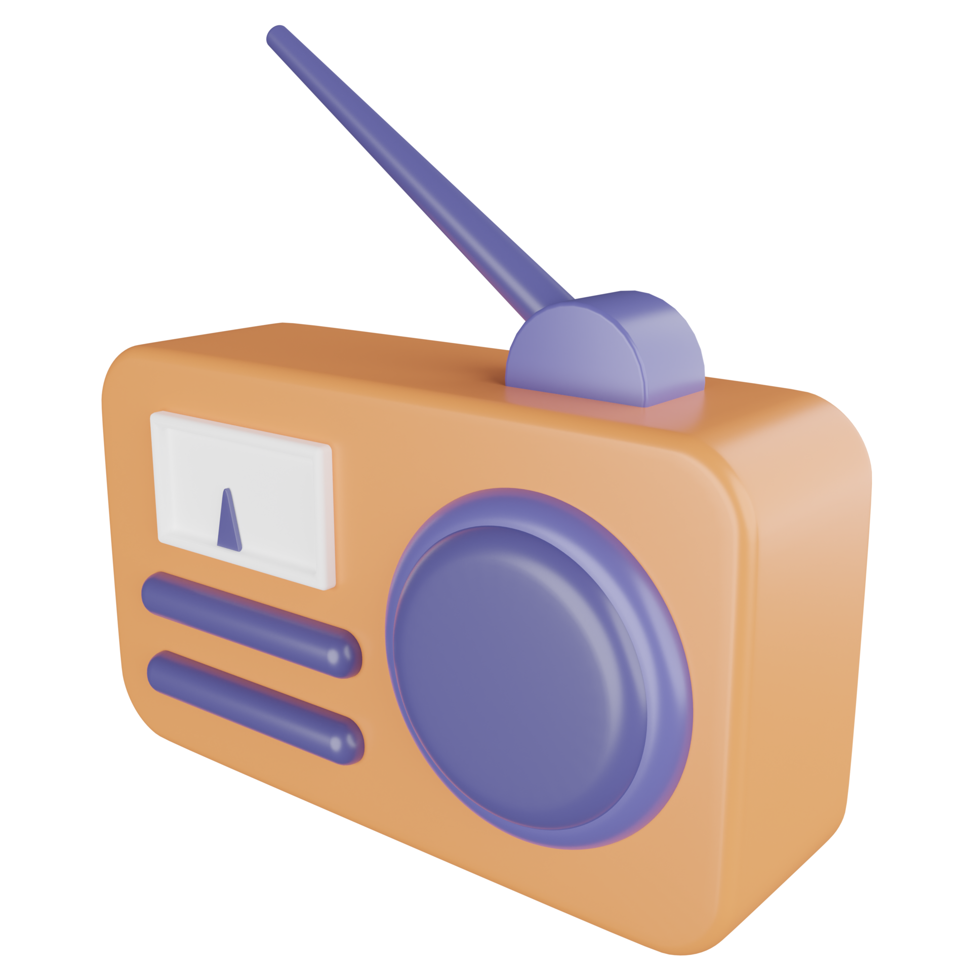 Vintage Radio 3D Render Icon 14919722 PNG