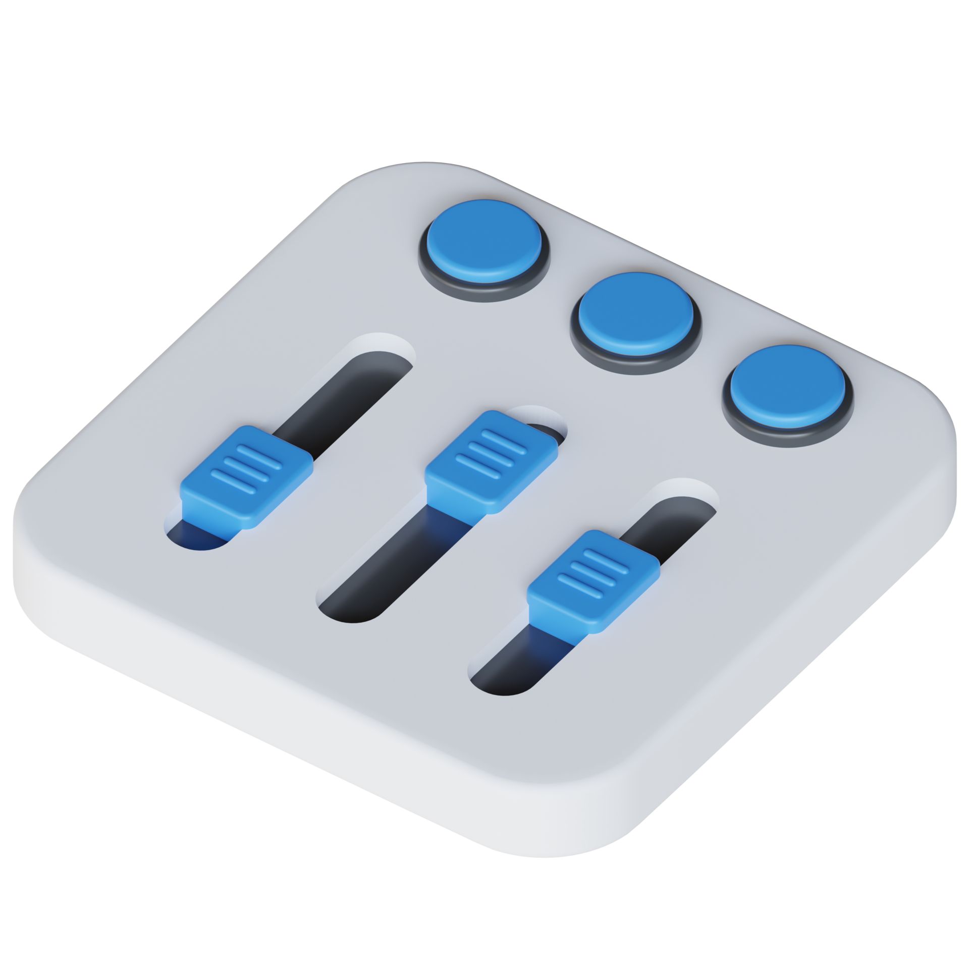 Volume Mixer 3D Render Icon 14919730 PNG