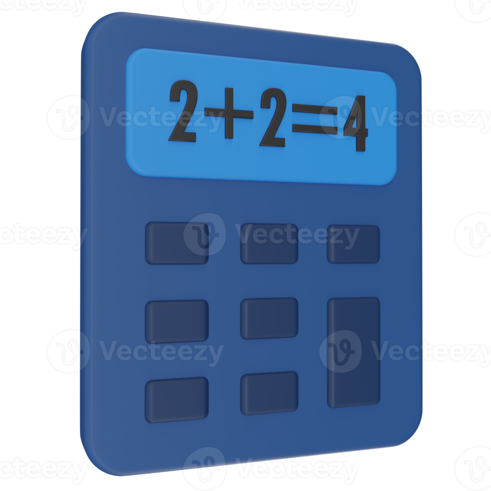 Calculate 3D Render Icon png