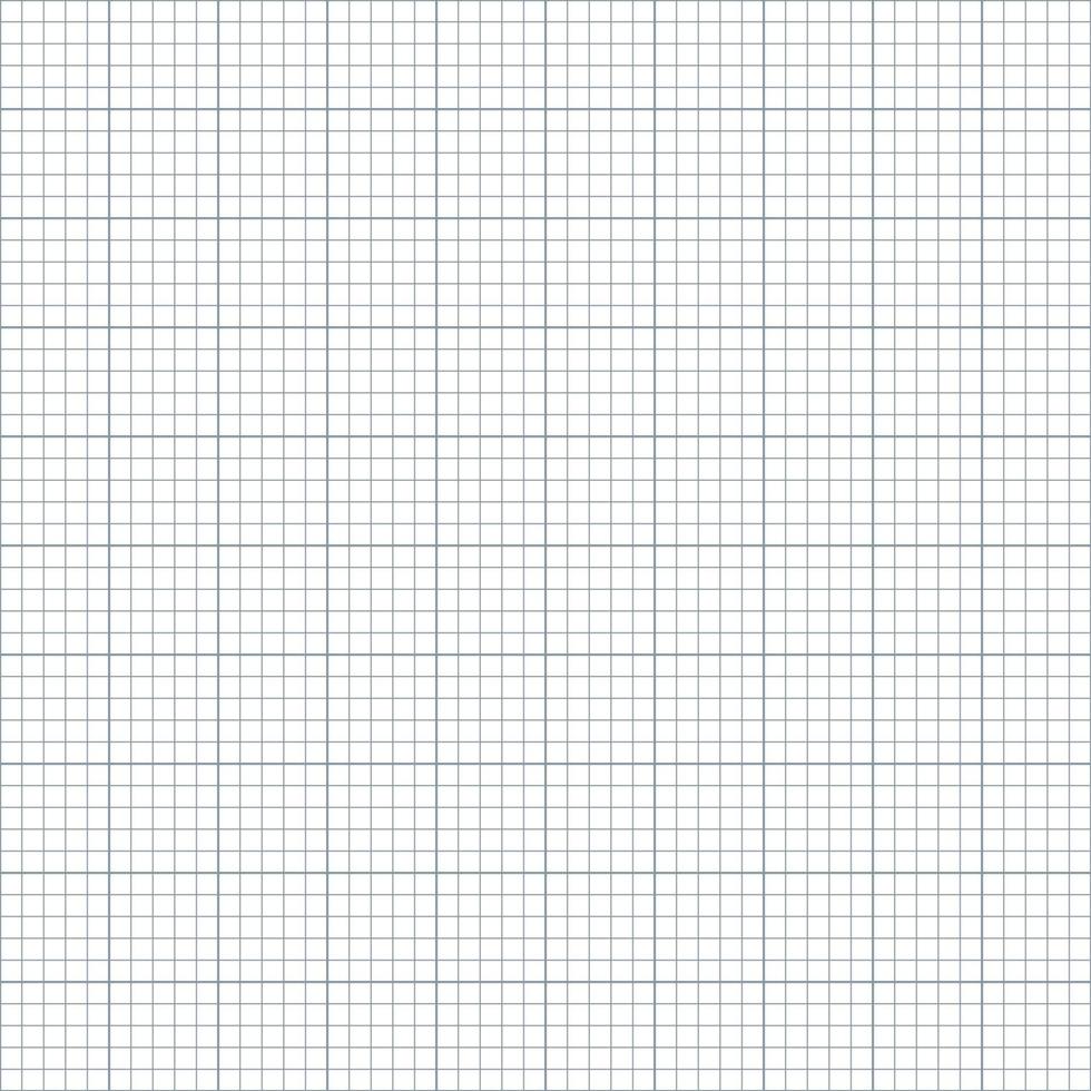 Millimeter graph paper grid seamless pattern. Abstract geometric squared background. Line pattern for school, technical engineering scale measurement. Vector illustration on white background