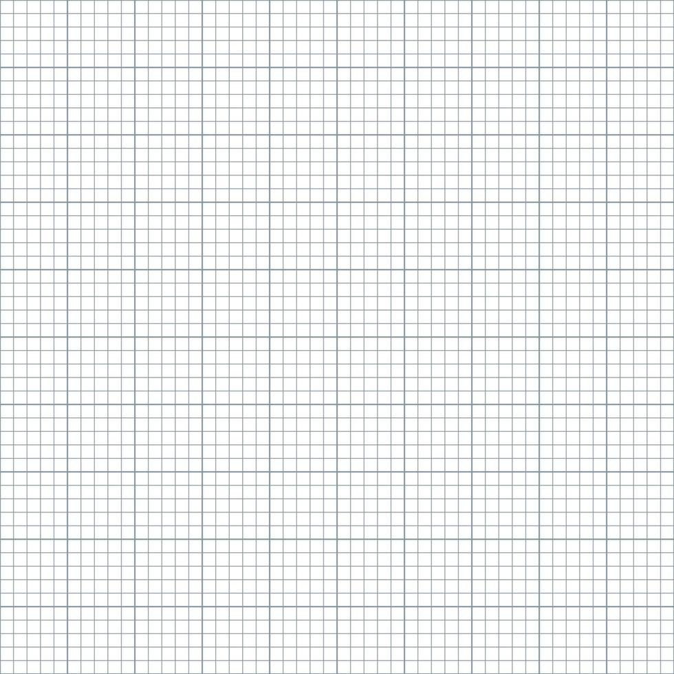 Millimeter graph paper grid seamless pattern. Abstract geometric squared background. Line pattern for school, technical engineering scale measurement. Vector illustration on white background