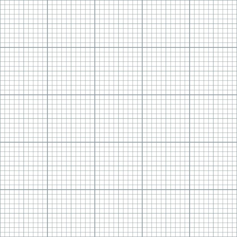 Millimeter graph paper grid seamless pattern. Abstract geometric squared background. Line pattern for school, technical engineering scale measurement. Vector illustration on white background