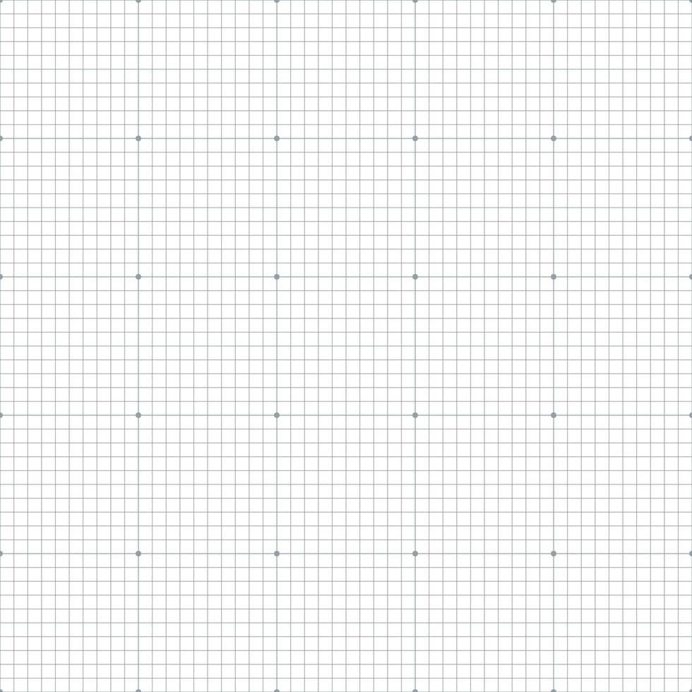 Millimeter graph paper grid seamless pattern. Abstract geometric squared background. Line pattern for school, technical engineering scale measurement. Vector illustration on white background