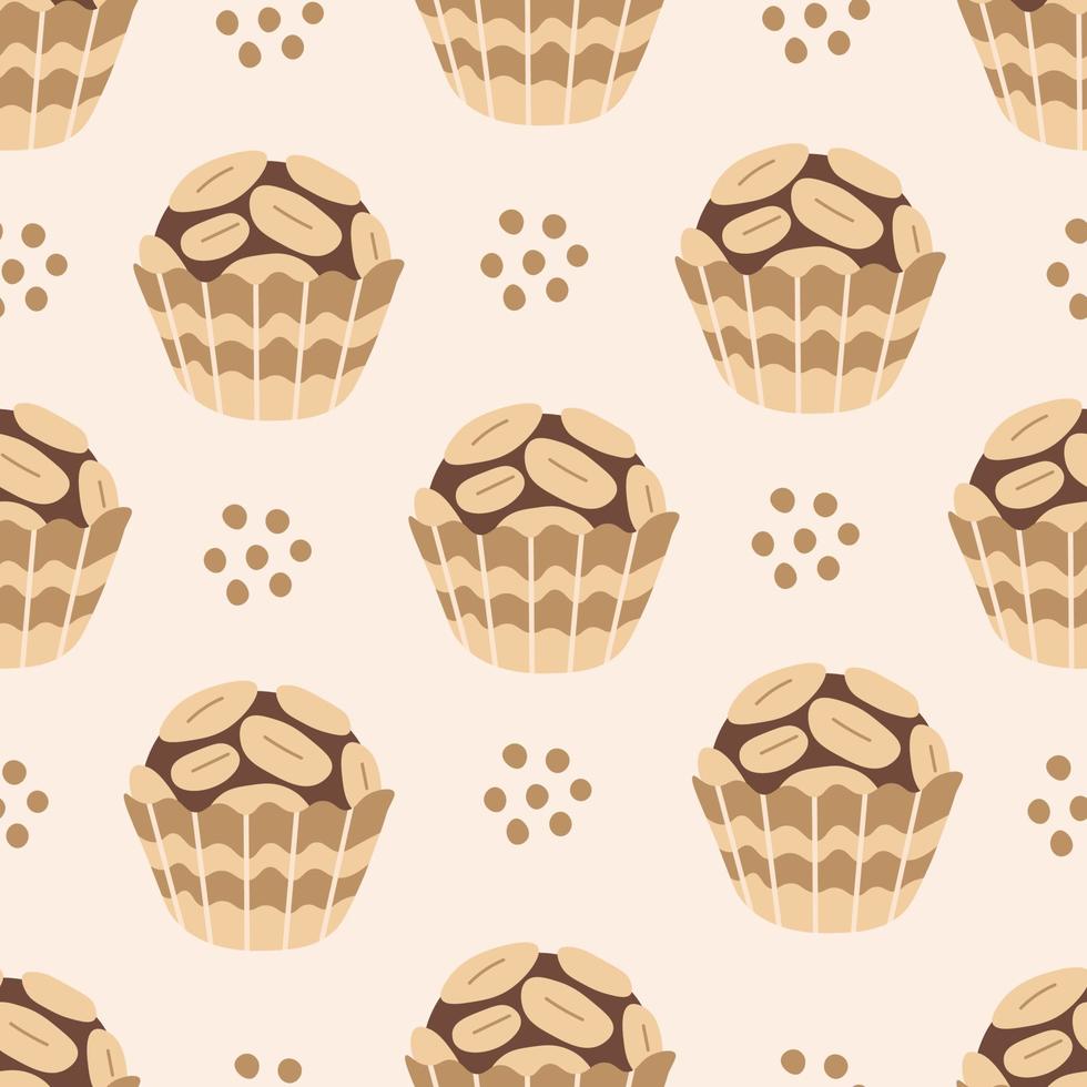 Chocolate candy food seamless pattern 14920087 Vector Art at Vecteezy