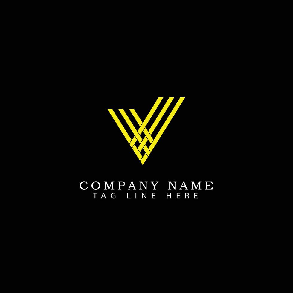 Linear Lettering logo design for brand vector