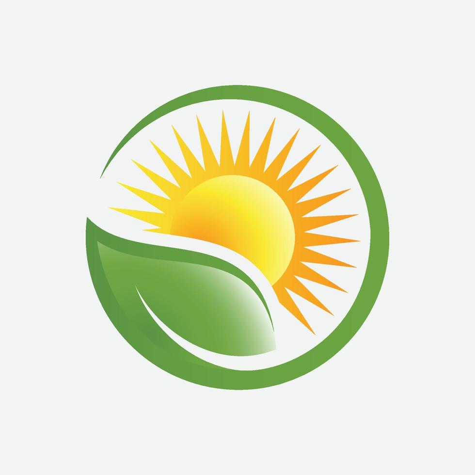 farm logo design illustration, agriculture design template, farming label design, green farming icon, organic icon vector