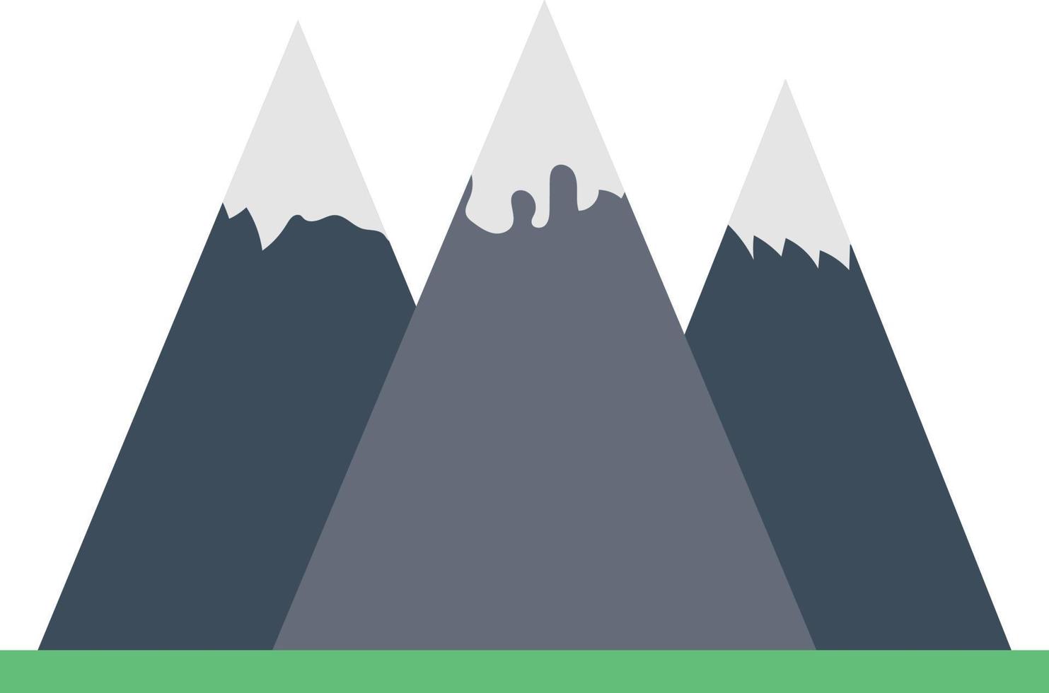 ilustración vectorial de montaña en un fondo. símbolos de calidad premium. iconos vectoriales para concepto y diseño gráfico. vector
