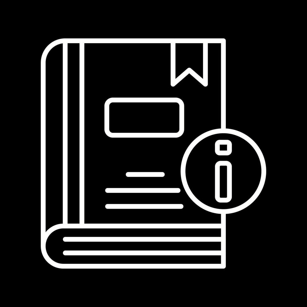 icono de vector de libro