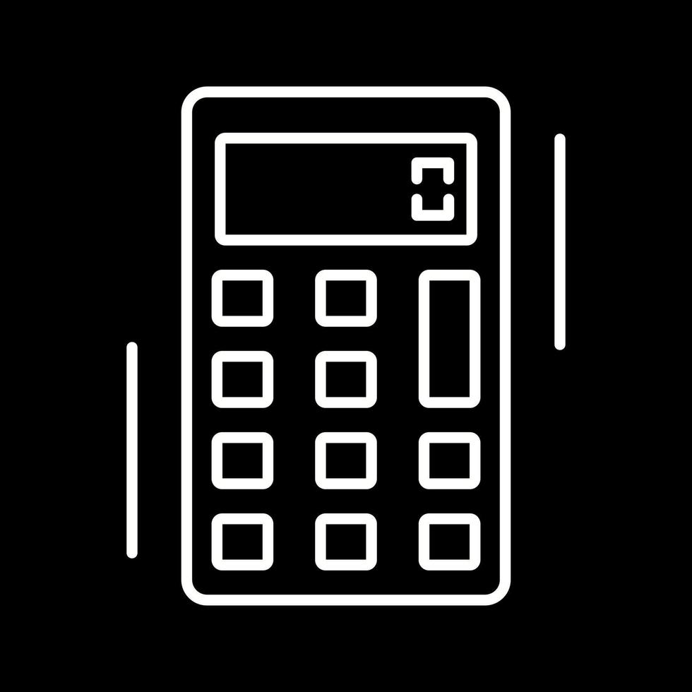 icono de vector de calculadora