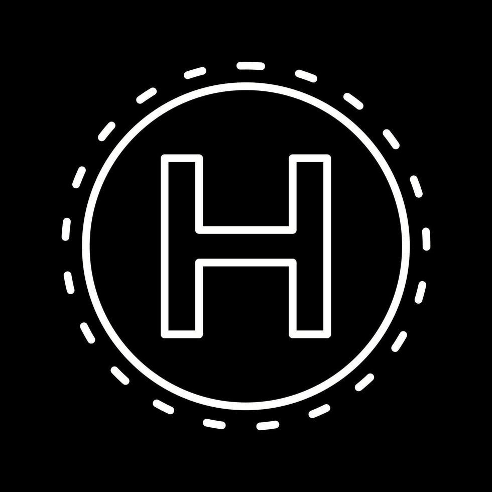 Helipad Vector Icon