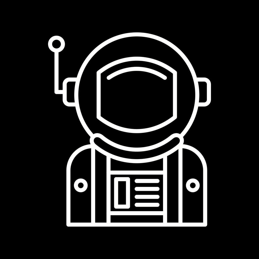 icono de vector de astronauta