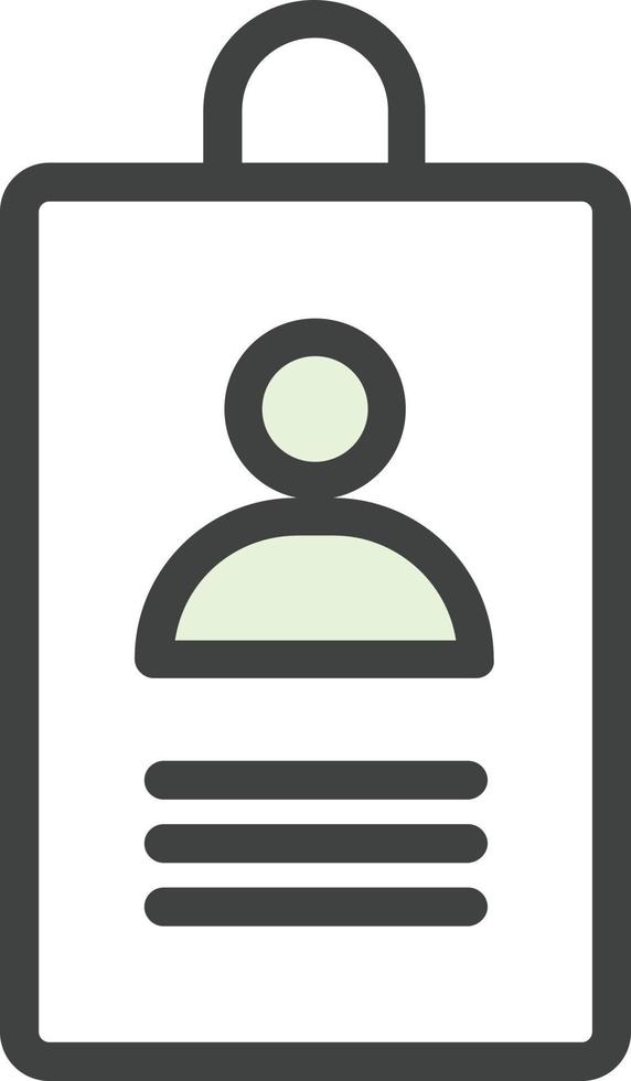 Id Card Vector Icon Design