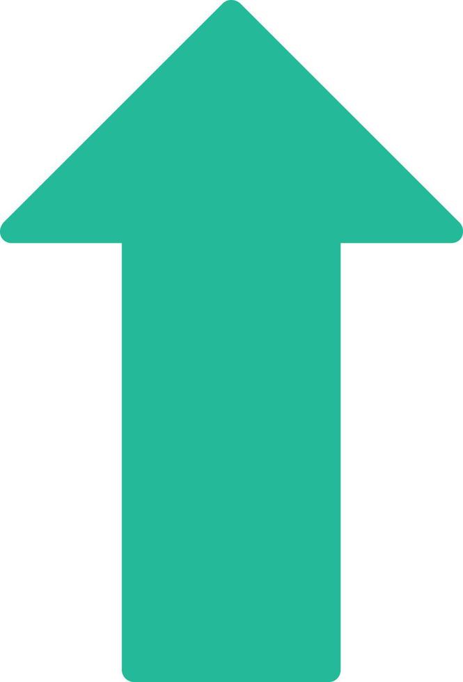 Long Arrow Alt Up Vector Icon Design