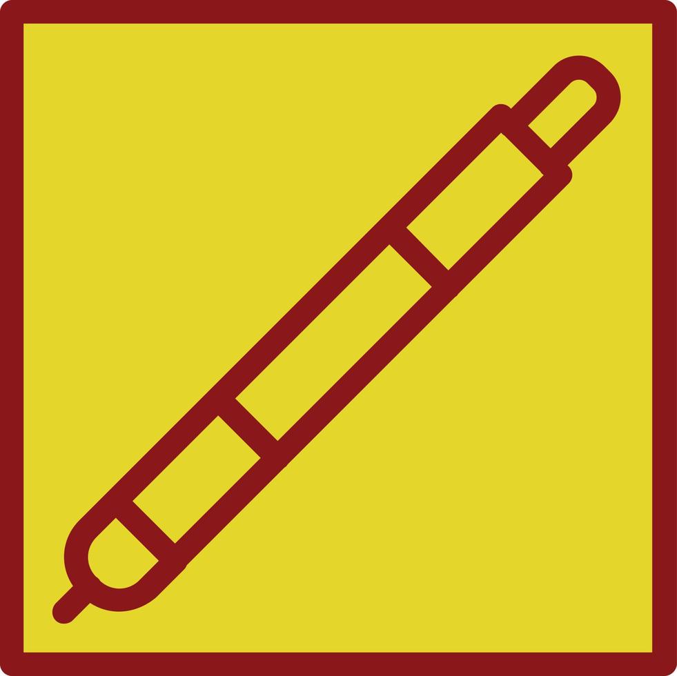 Pen Square Vector Icon Design