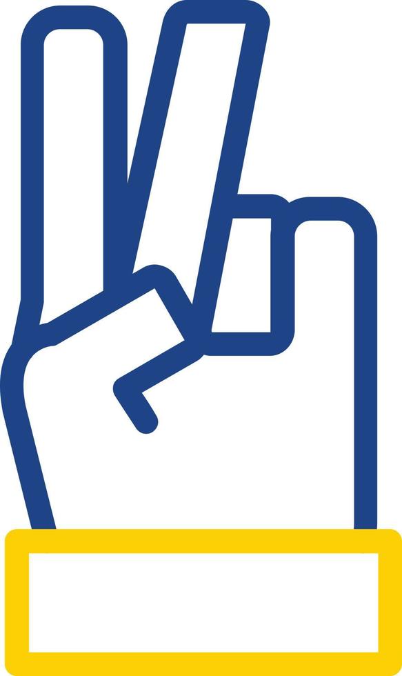 Hand Scissors Vector Icon Design