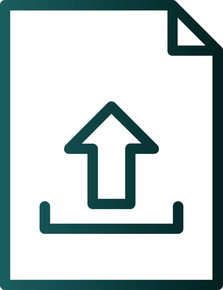 File Upload Vector Icon Design