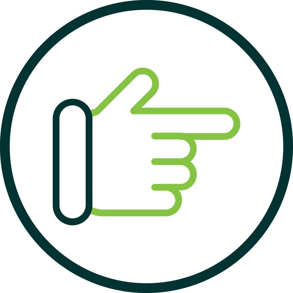 Hand Point Right Vector Icon Design