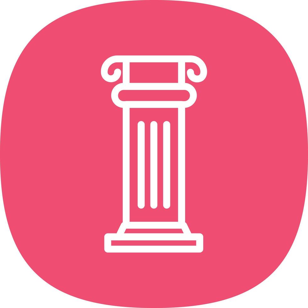 Columns Vector Icon Design