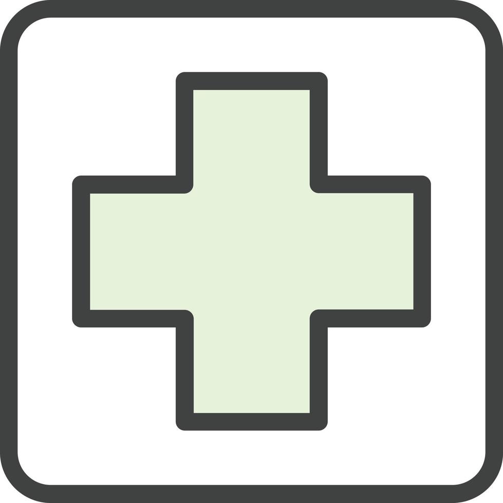 Hospital Symbol Vector Icon Design