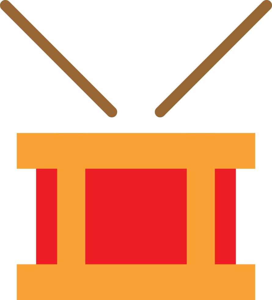 Drum Steelpan Vector Icon Design