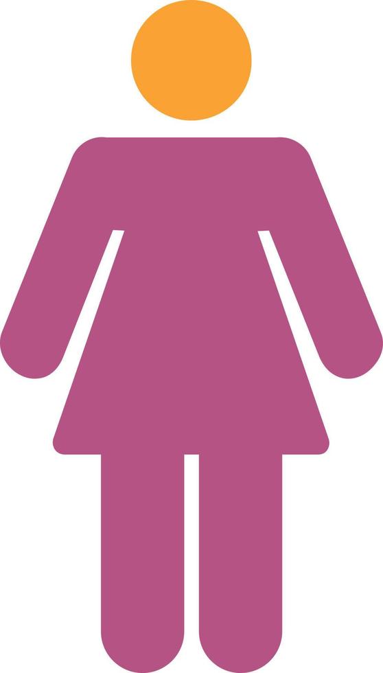 Female Vector Icon Design