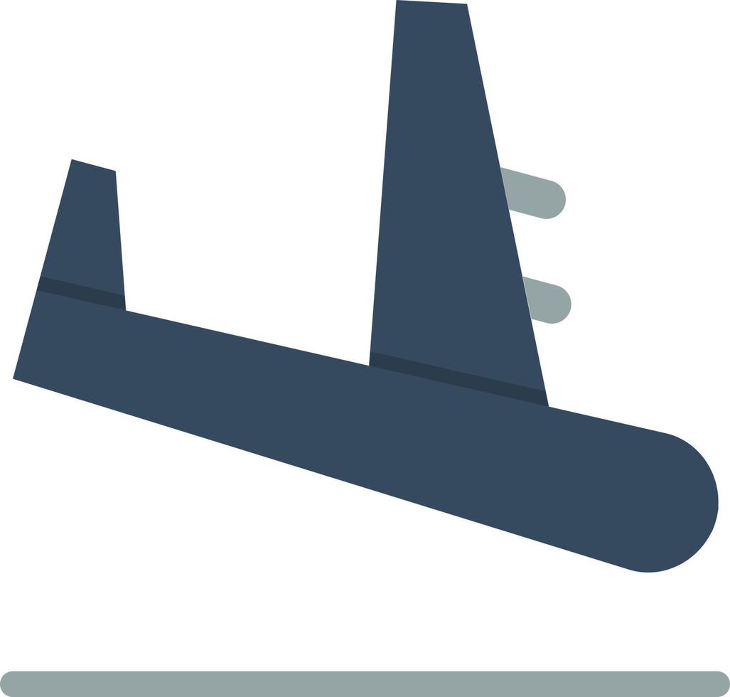 Plane Arrival Vector Icon Design