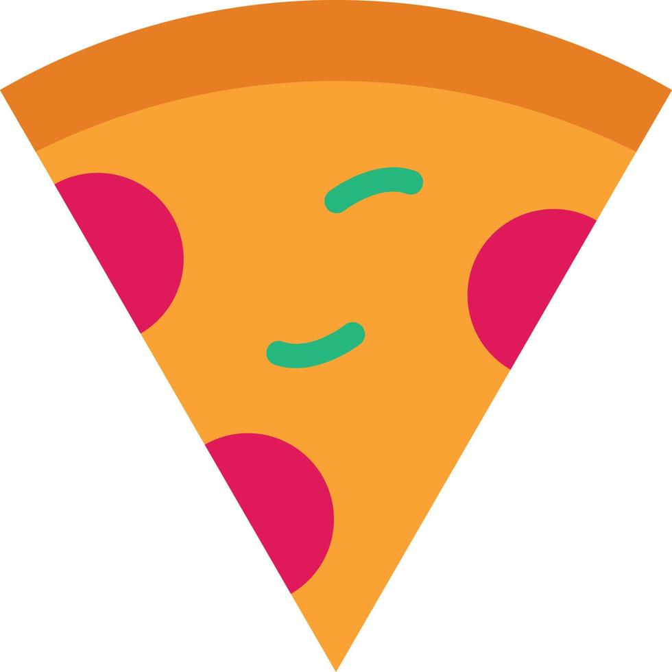 Pizza Slice Vector Icon Design