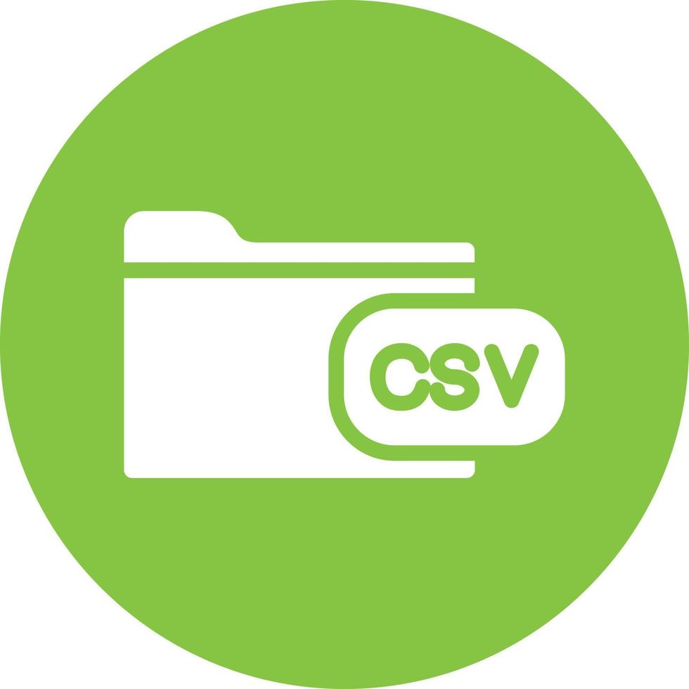 File Csv Vector Icon Design