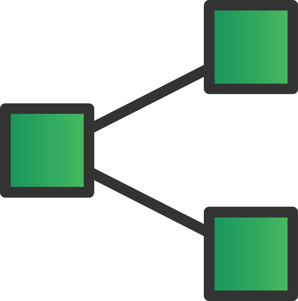 Project Diagram Vector Icon Design