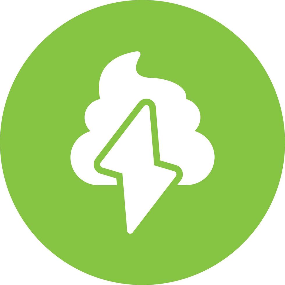 Poo Storm Vector Icon Design