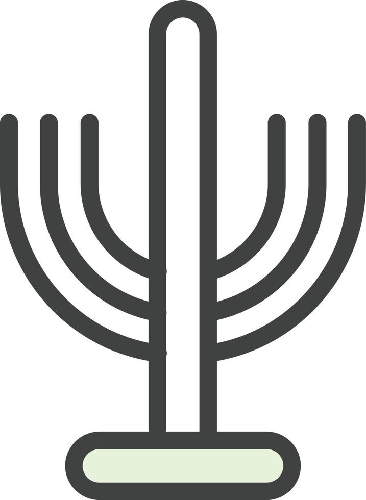 Menorah Vector Icon Design