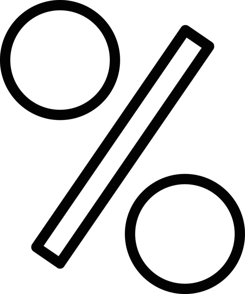 Percentage Vector Icon Design