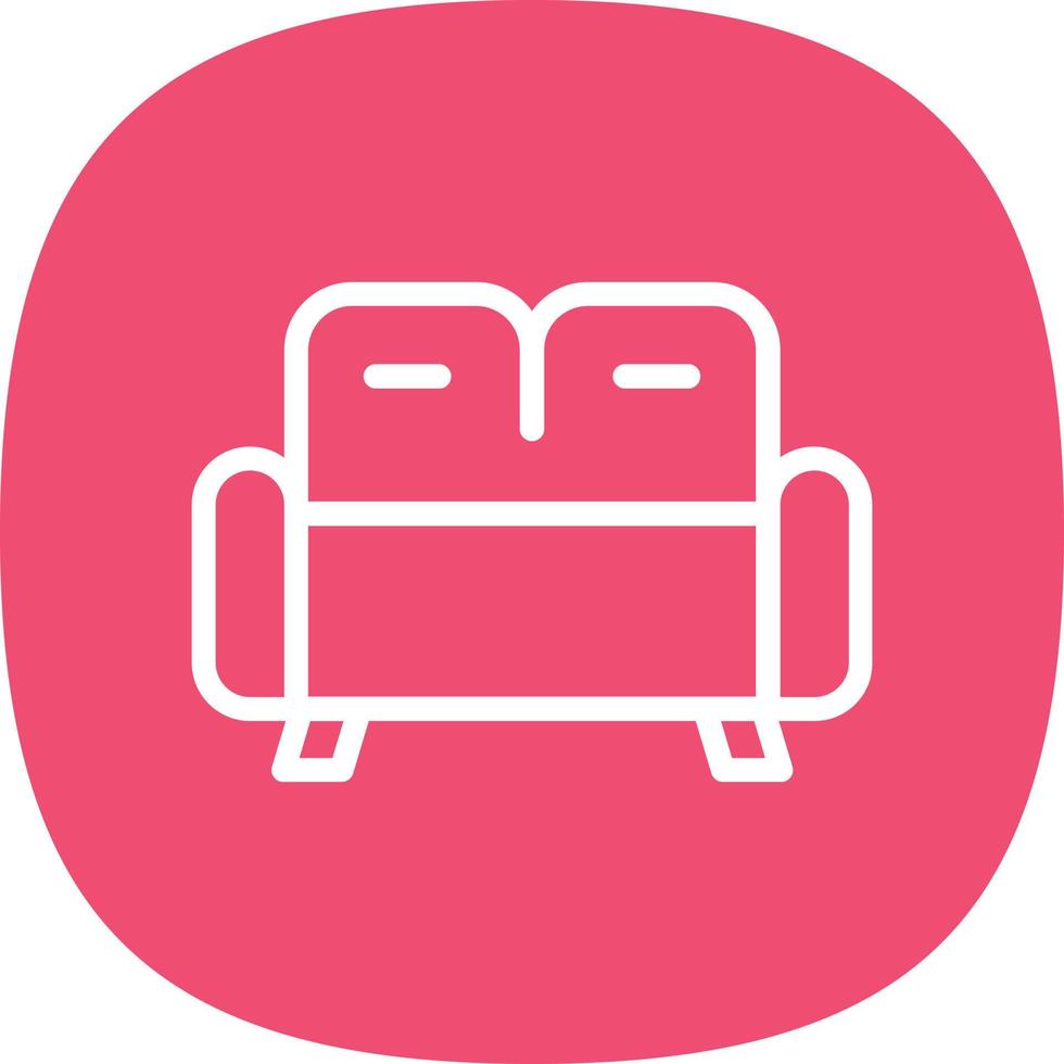 Couch Vector Icon Design