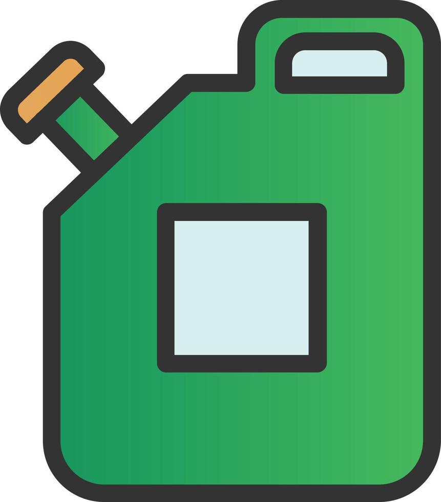 Oil Can Vector Icon Design