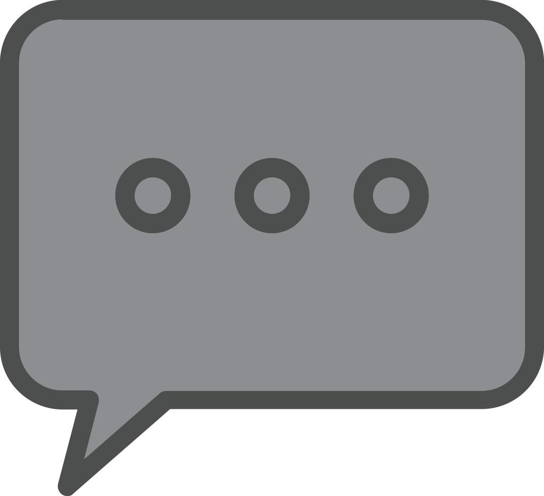 Comment Dots Vector Icon Design