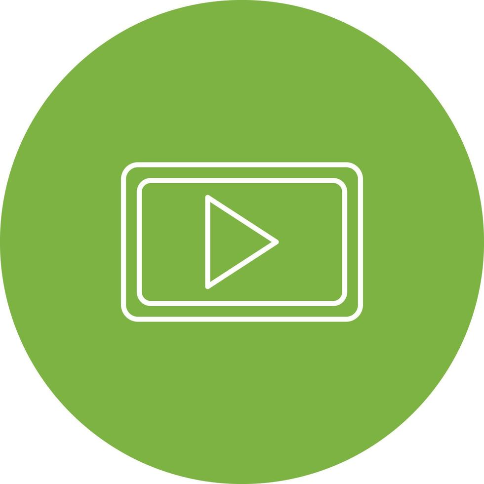 Unique Video Communication Vector Icon