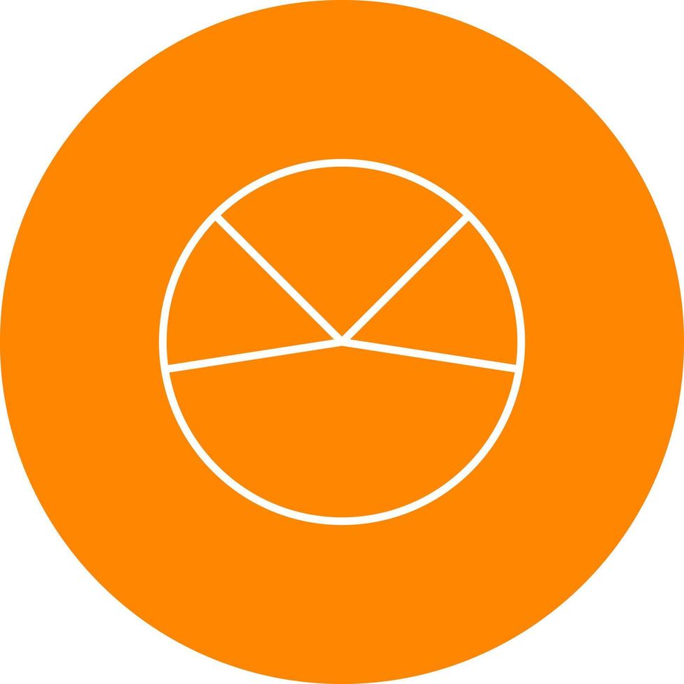 Pie Chart Analysis Vector Icon