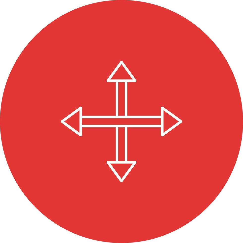 Unique Move Vector Icon