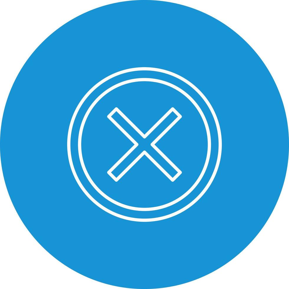 Do Not Cross Vector Icon