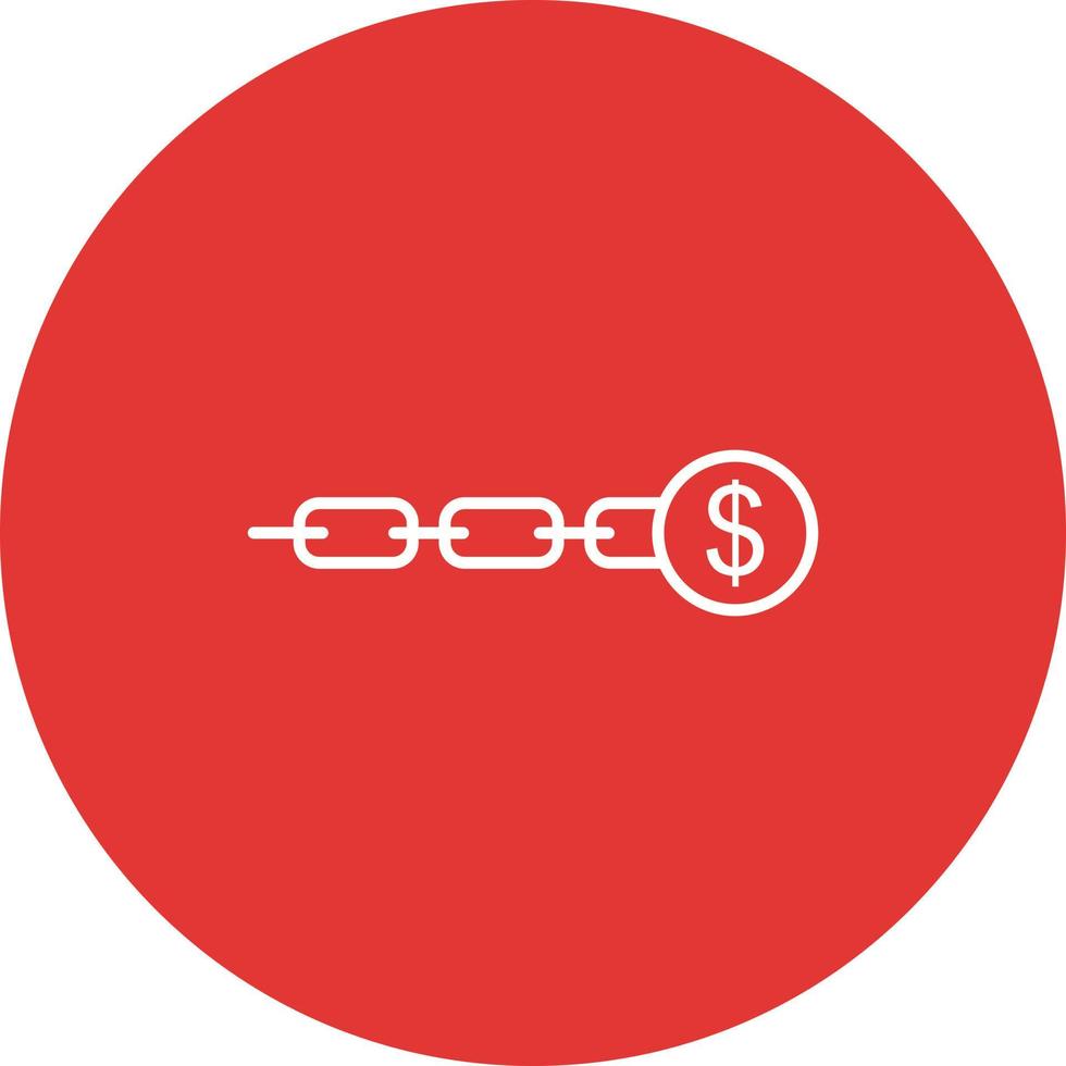 Unique Link Sales Vector Icon