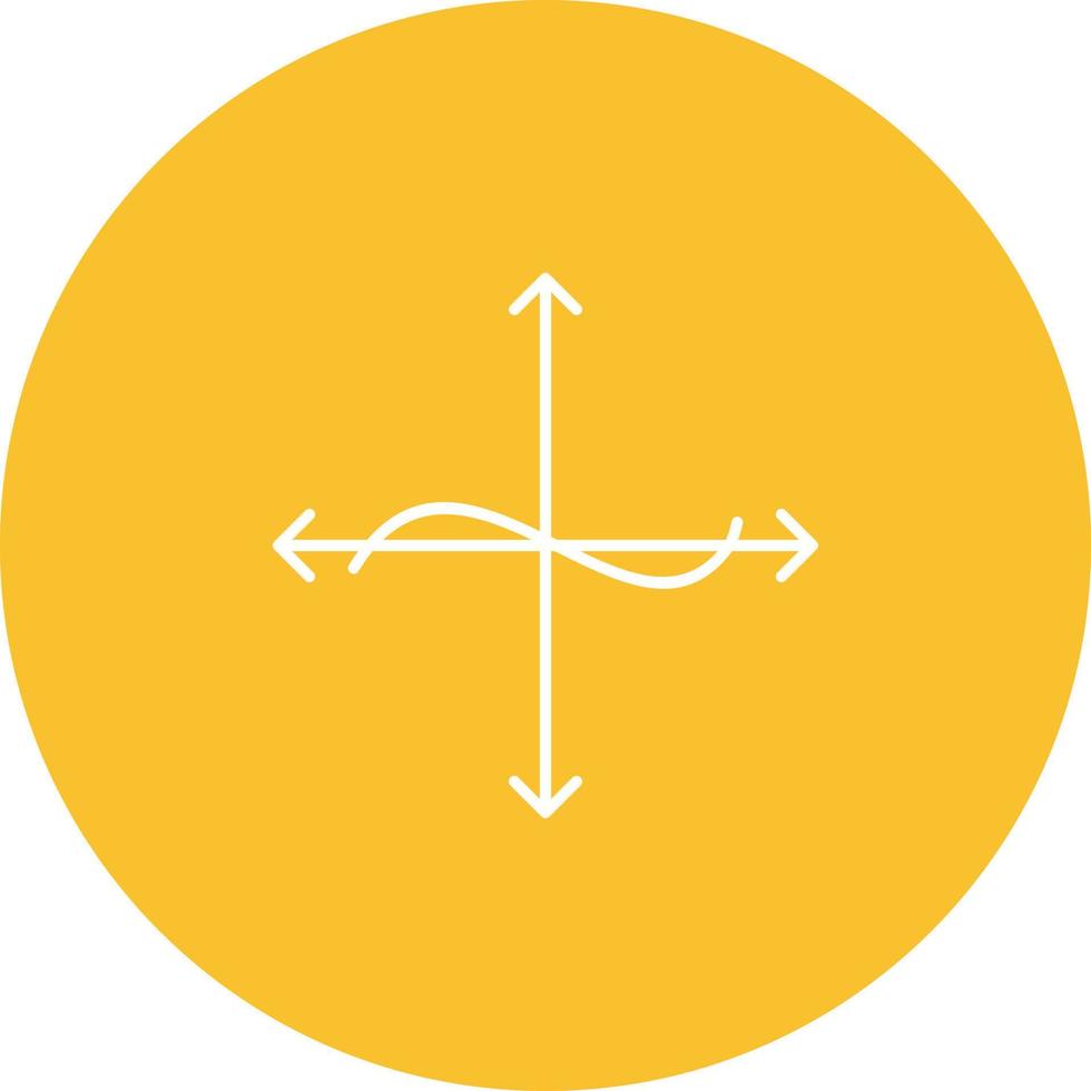 Unique Graph Vector Icon