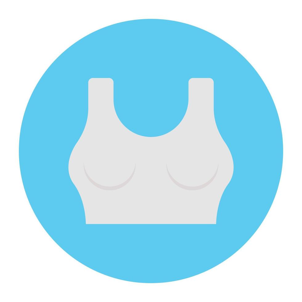 sport bra vector illustration on a background.Premium quality symbols.vector icons for concept and graphic design.