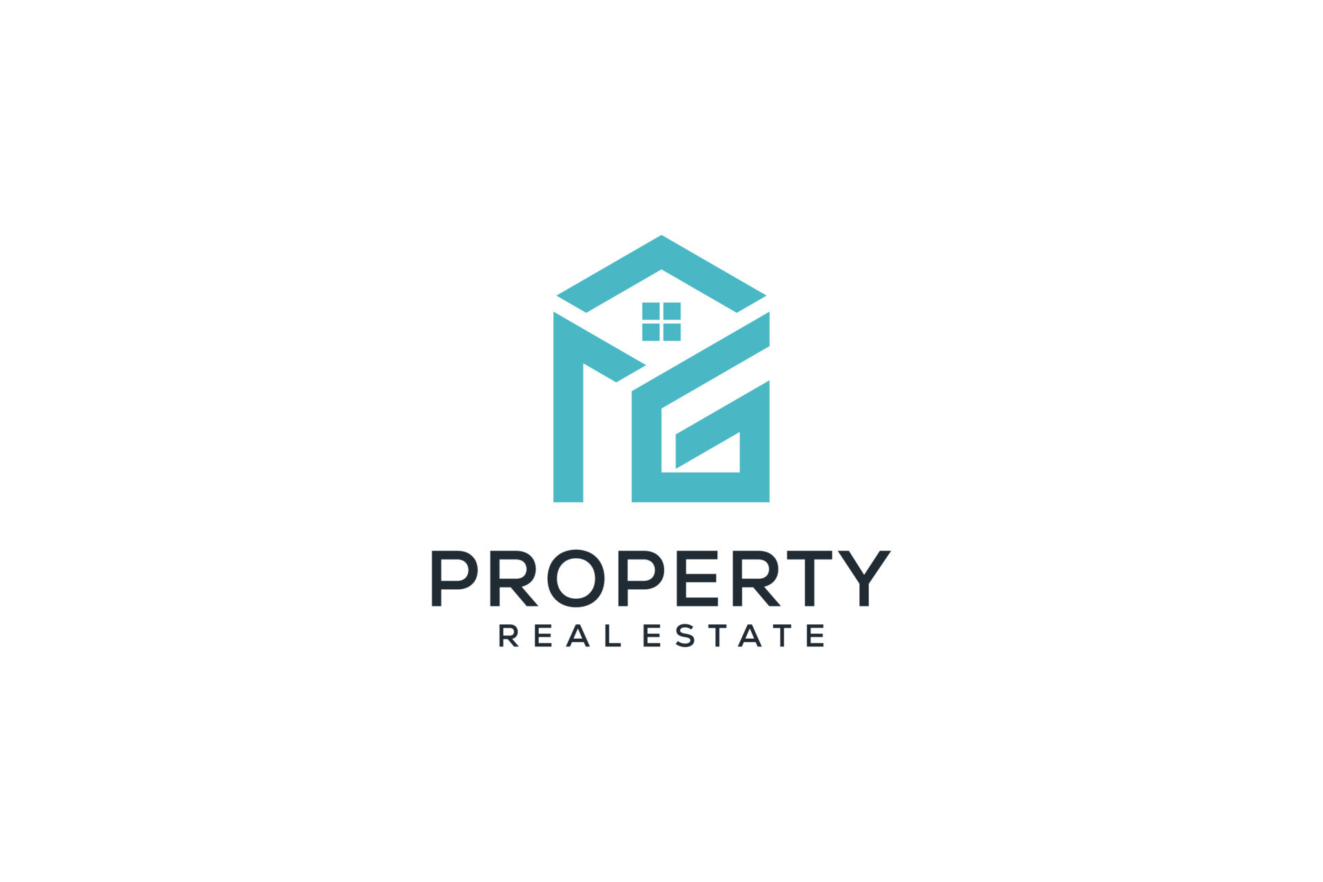 Letter G Real Estate Logo. Construction Architecture Building Logo