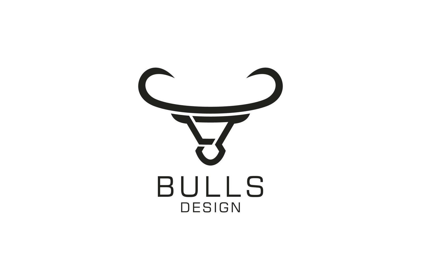 Letter J logo, Bull logo,head bull logo, monogram Logo Design Template Element vector